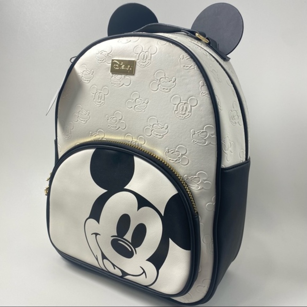 Mickey Mouse Backpack White with Mickey  Ears - Picture 9 of 16